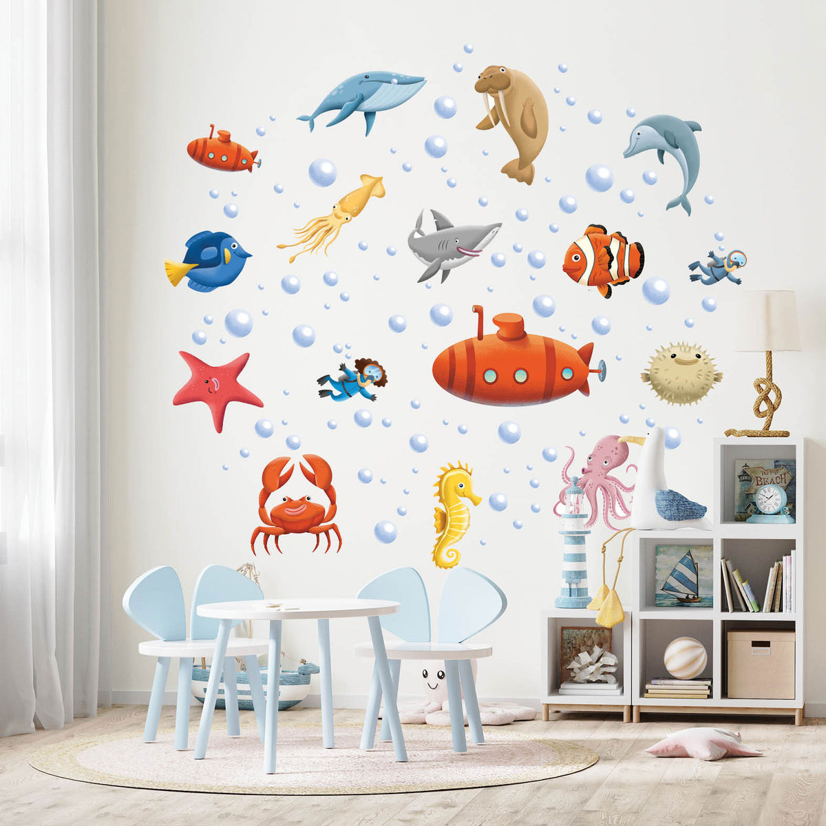 Under The Sea Wall Stickers – Kids Posters Australia