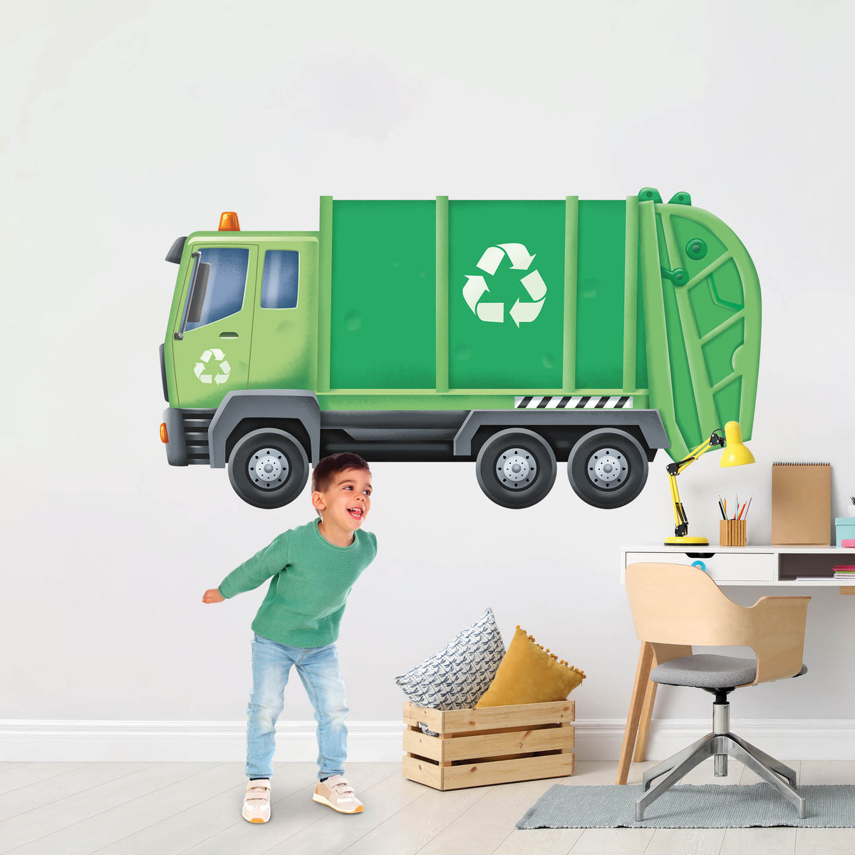 Garbage Truck Mega Wall Decal No.1 Kids Posters Australia
