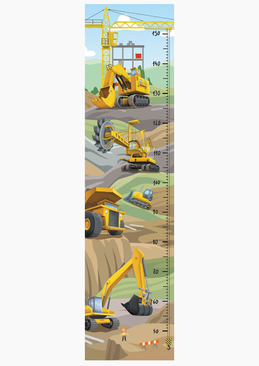 Grade R Height Trucks Height Chart – Kids Posters Australia