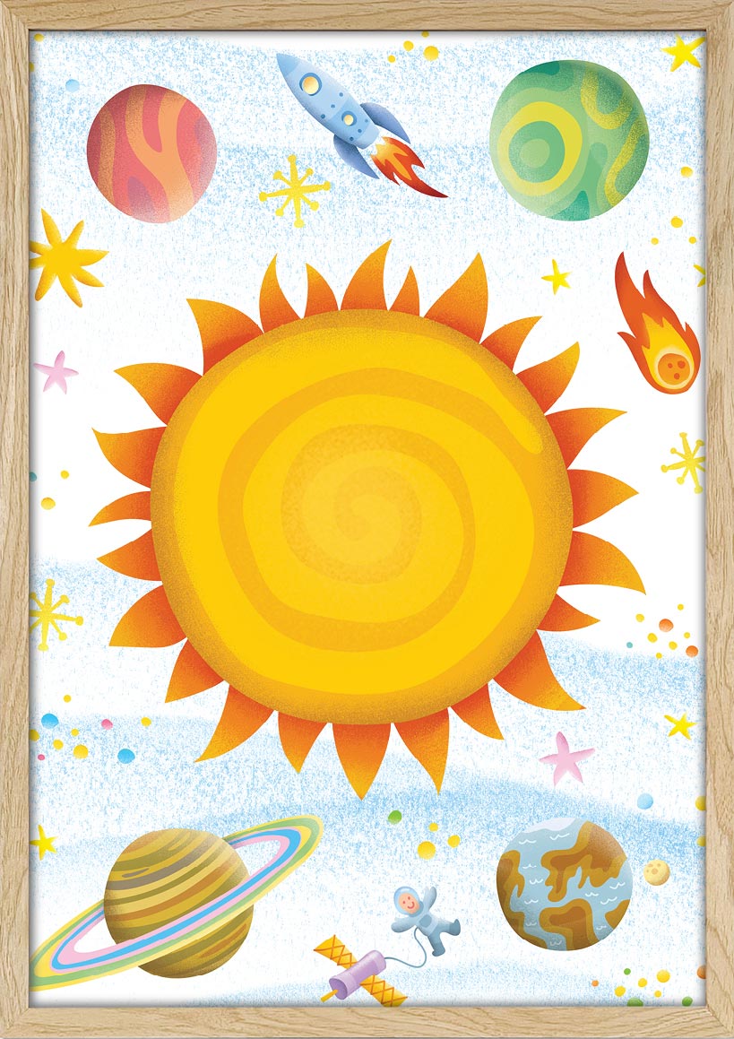 Sun - Kids Poster – Kids Posters Australia